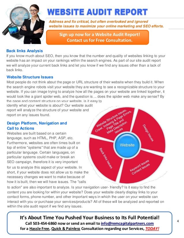 website audit report sle website audit report services by rem capital partners website audit report sle website audit report services by rem capital partners