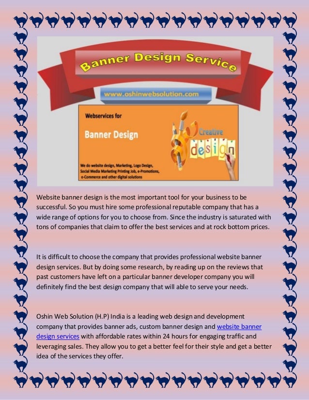Website Banner Design Services Why They Are Important