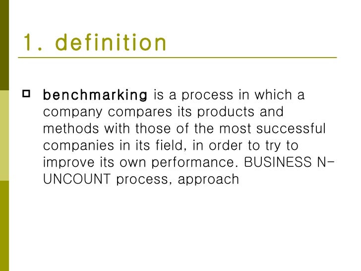 benchmark meaning benchmark meaning