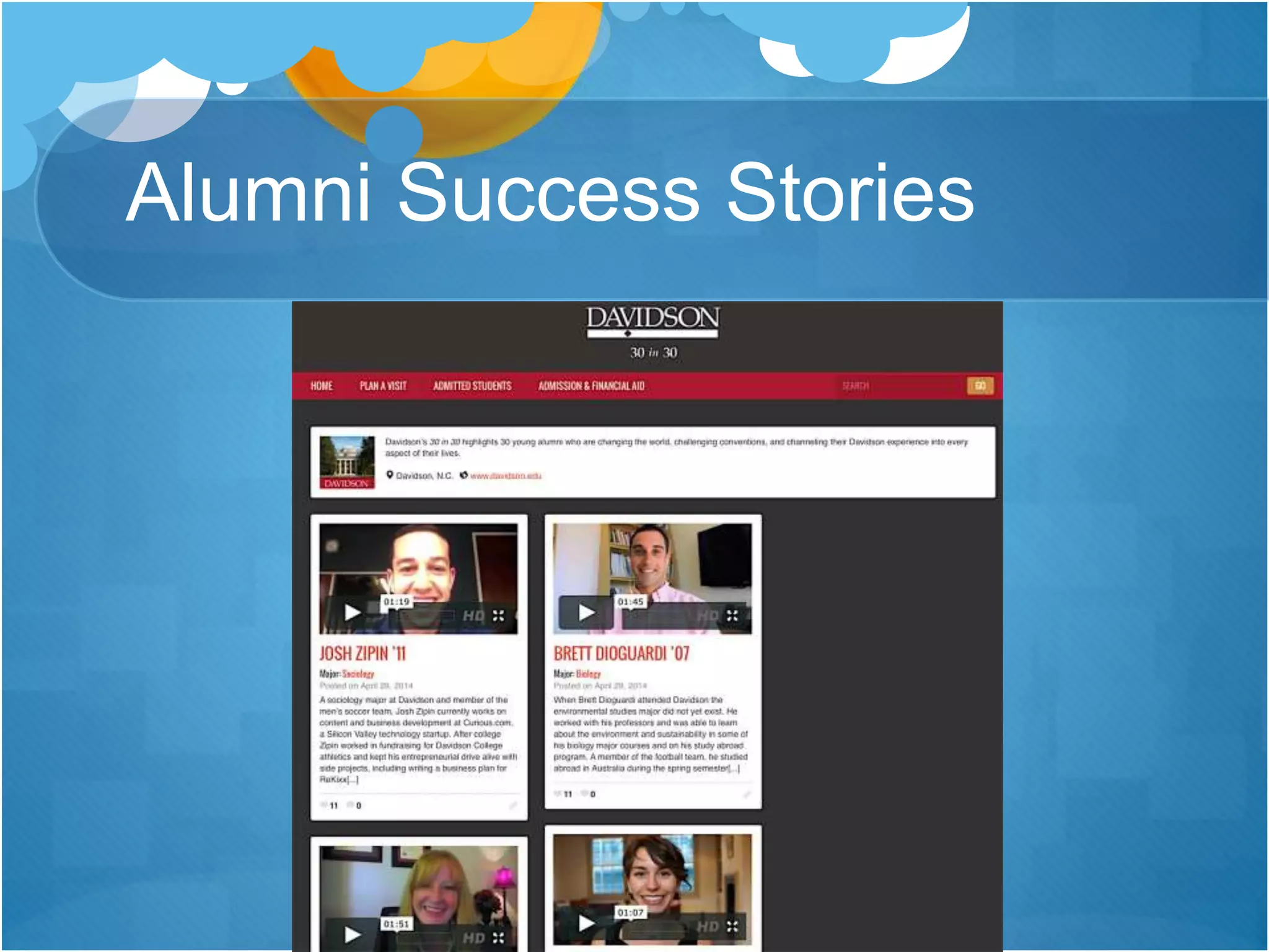 Alumni Success Stories
 