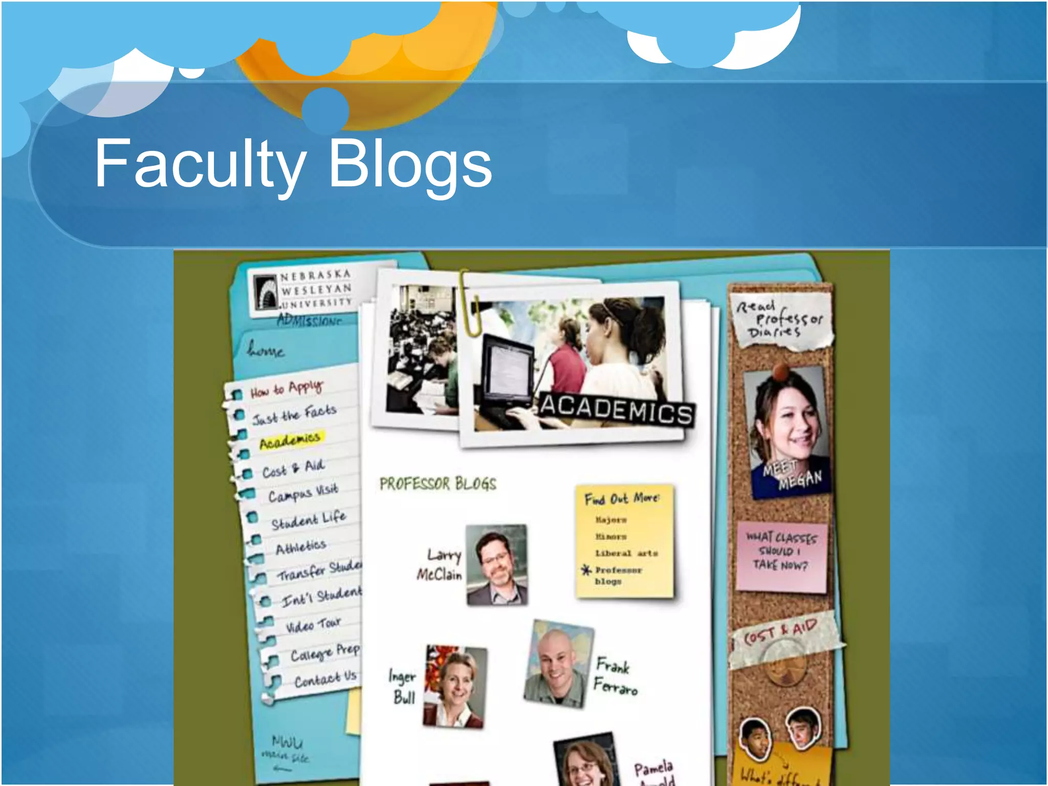 Faculty Blogs
 