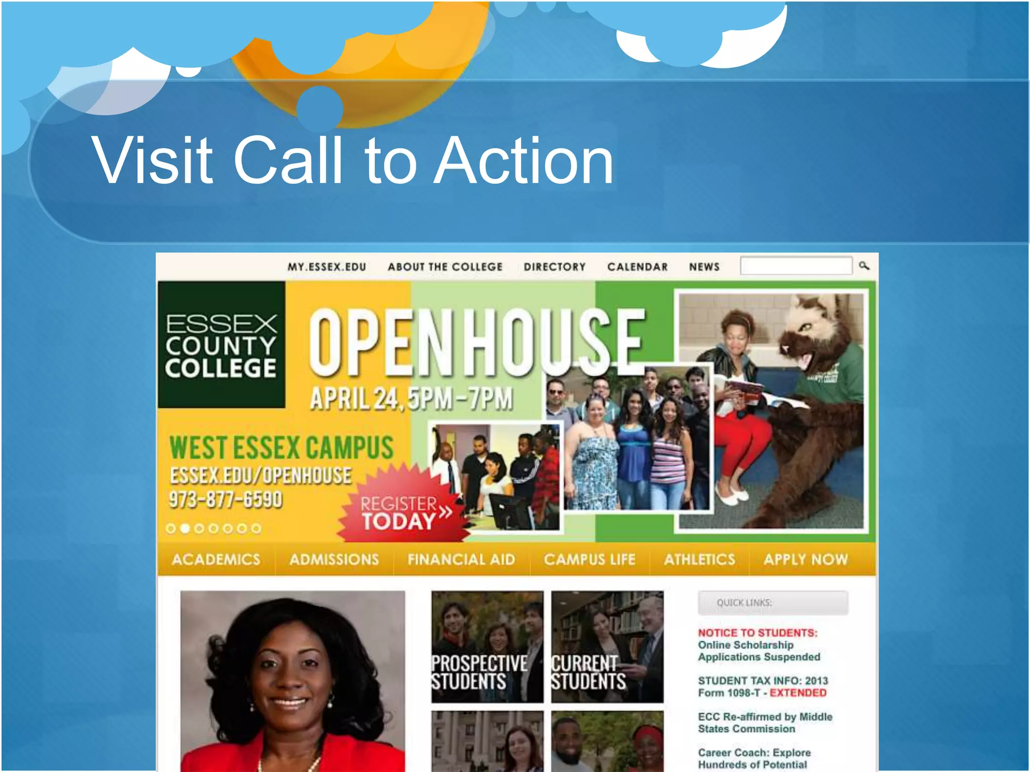 Visit Call to Action
 