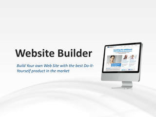 Website Builder Build Your own Web Site with the best Do-It-Yourself product in the market 