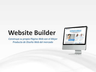    Website Builder ConstruyasupropiaPágina Web con el MejorProducto de Diseño Web del mercado 