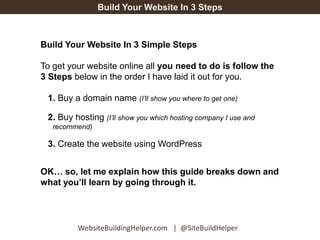 A Step-By-Step Guide To Building Your Own Website - Website Building ...