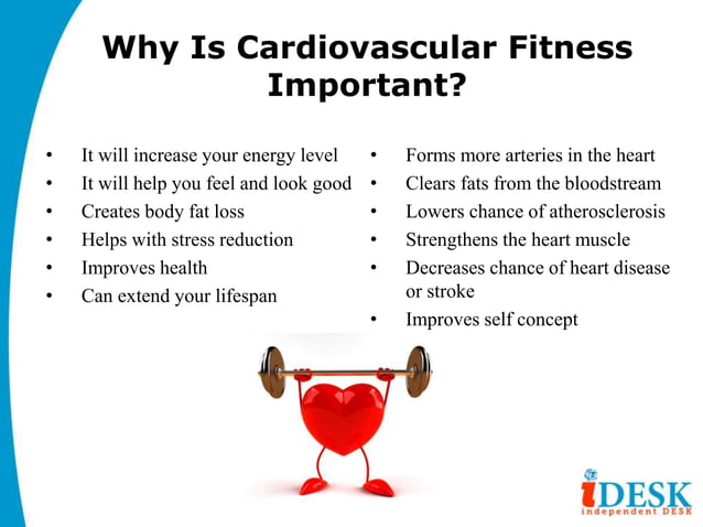 Benefits Of Cardiovascular Exercise Pptx