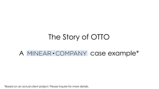 The Story of OTTO
A case example*
*Based on an actual client project. Please inquire for more details.
 