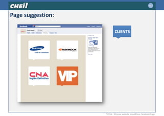 10Agencies with early adoption: AFRICAwww.africa.com.brURL redirects directly to Facebook PageWUNDERMANhttp://twitter.com/wundermanBrasilhttp://www.youtube.com/WundermanBrasilURL redirects directly to Facebook Page®2010 - Why our website should be a Facebook Page