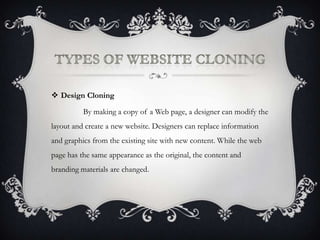Website cloning using backtrack 5 | PPT