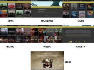 NEWS TOUR DATES MUSIC
PHOTOS VIDEOS CHARITY
STORE
 