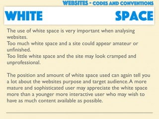 White Space Code Example Website Codes and Conventions | PDF