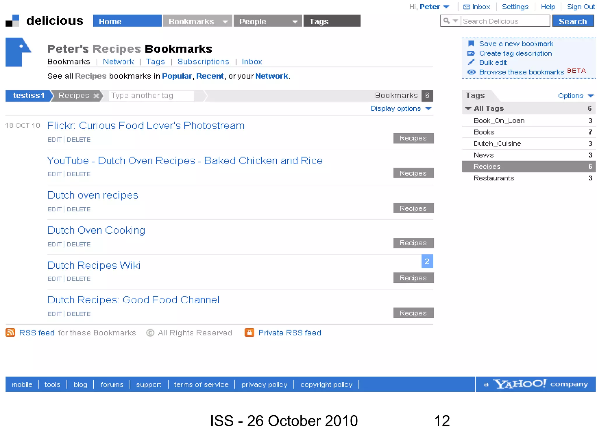 ISS - 26 October 2010 12
 