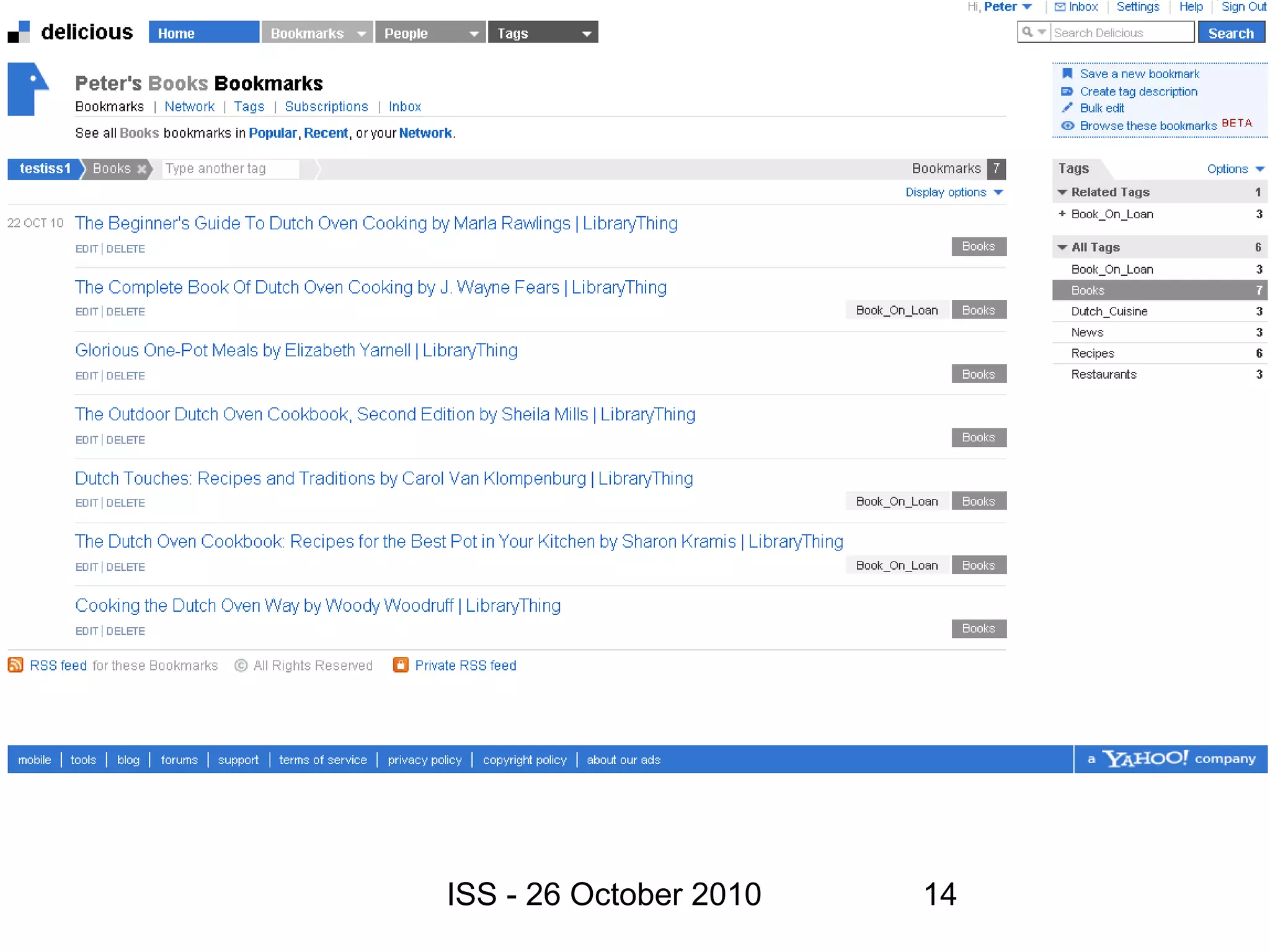 ISS - 26 October 2010 14
 