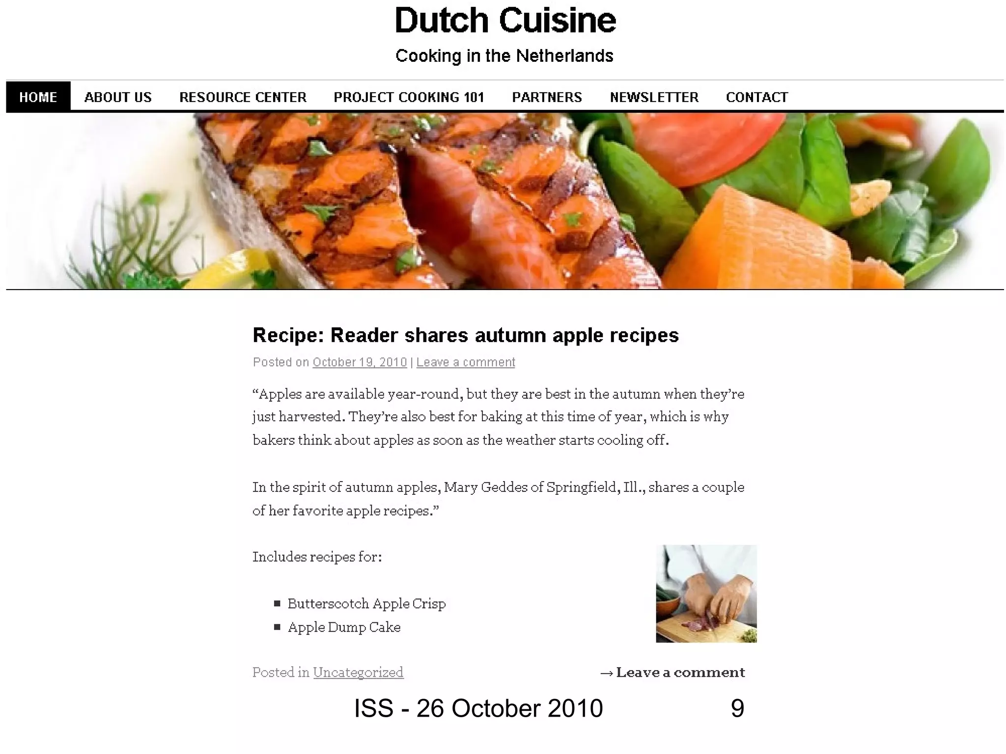 ISS - 26 October 2010 9
 