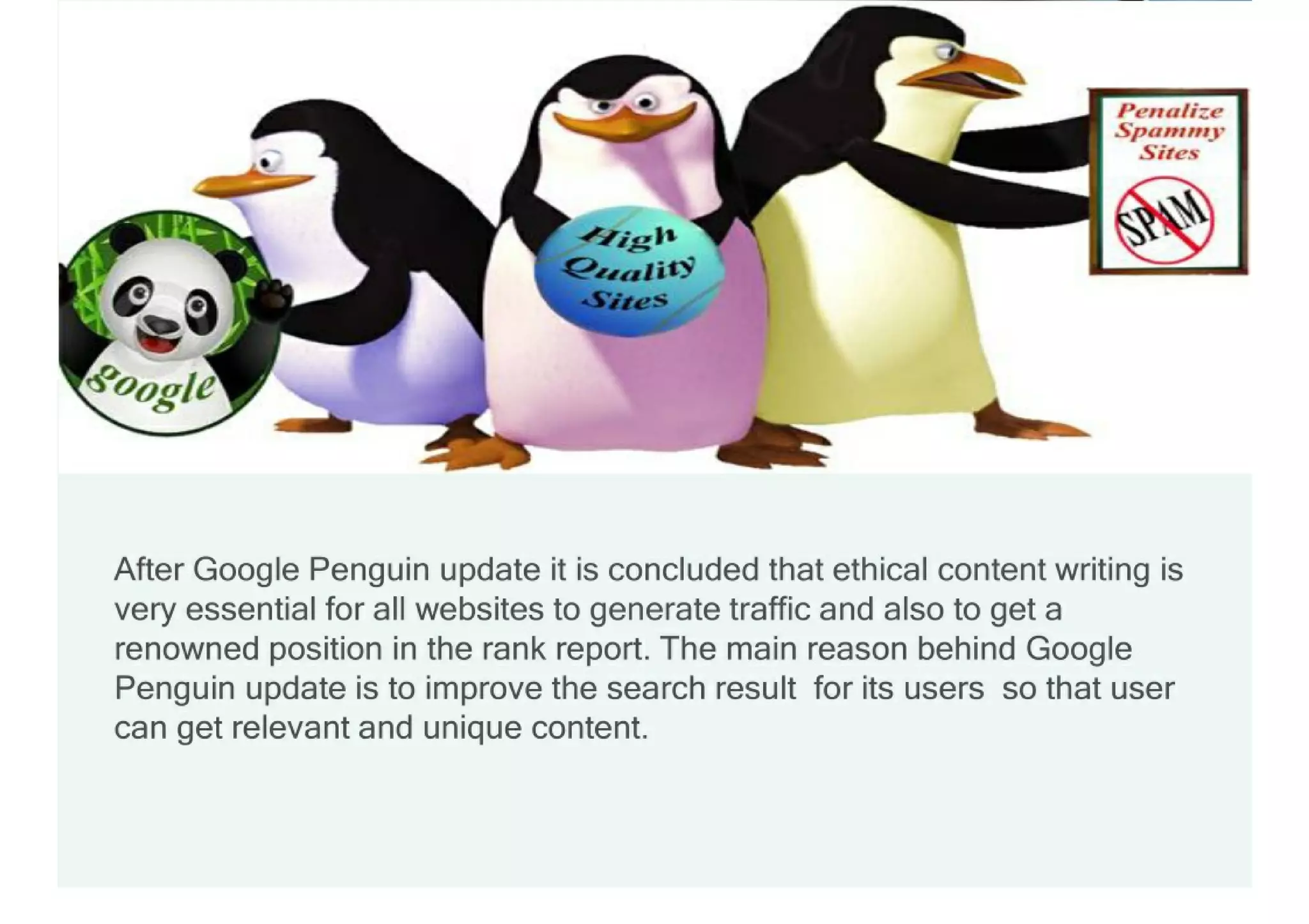Website Content Writing Tips After Google Penguin Update