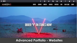 Advanced Portfolio - Websites 
 