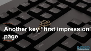 Another key “first impression”
page
 