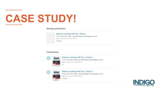 CASE STUDY!
 