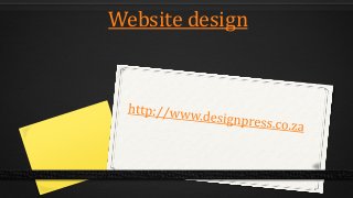 Website design

 