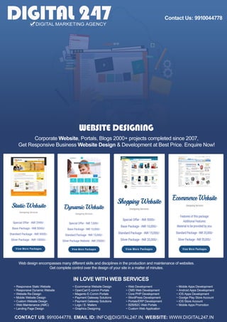 WEBSITE DESIGNING SERVICES