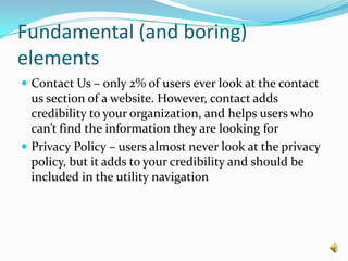 An open search field in the upper-right corner of all pages