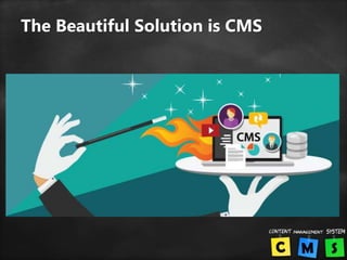 The Beautiful Solution is CMS
 