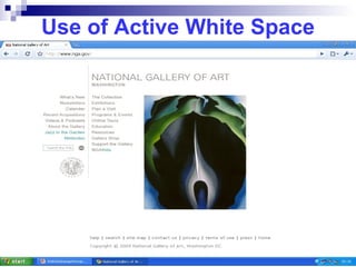 Use of Active White Space 