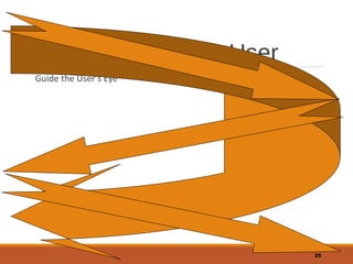 Design for the User
Guide the User’s Eye

25

 