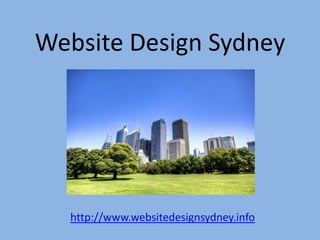 Website Design Sydney http://www.websitedesignsydney.info 