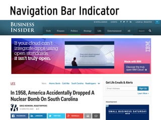#DMFB15@melissa_egg
Navigation Bar Indicator
 