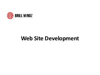 Web Site Development
 