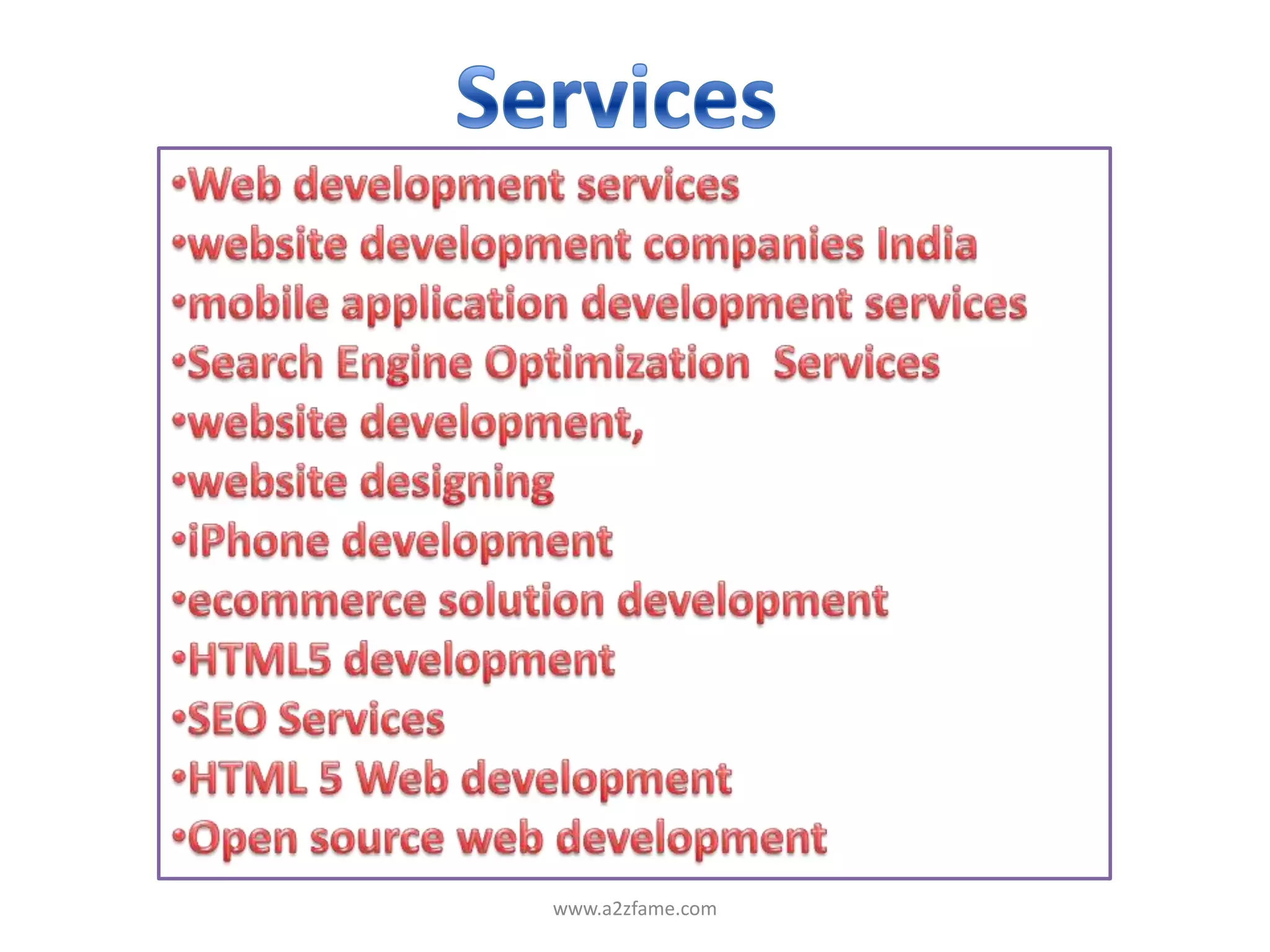 Website development company india | PPTX