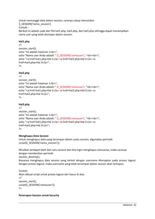Website dinamis dengan PHP | PDF