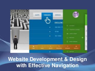 Website Development & Design
with Effective Navigation
 