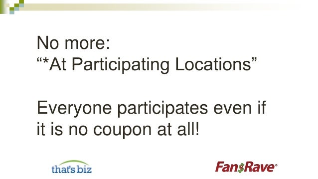 Email restaurant coupons