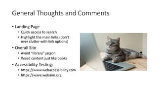 Website essentials  things every library website should have