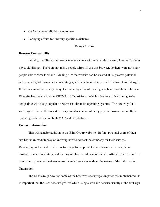 Website evaluation paper example