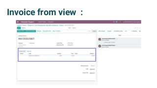 Invoice from view :
 