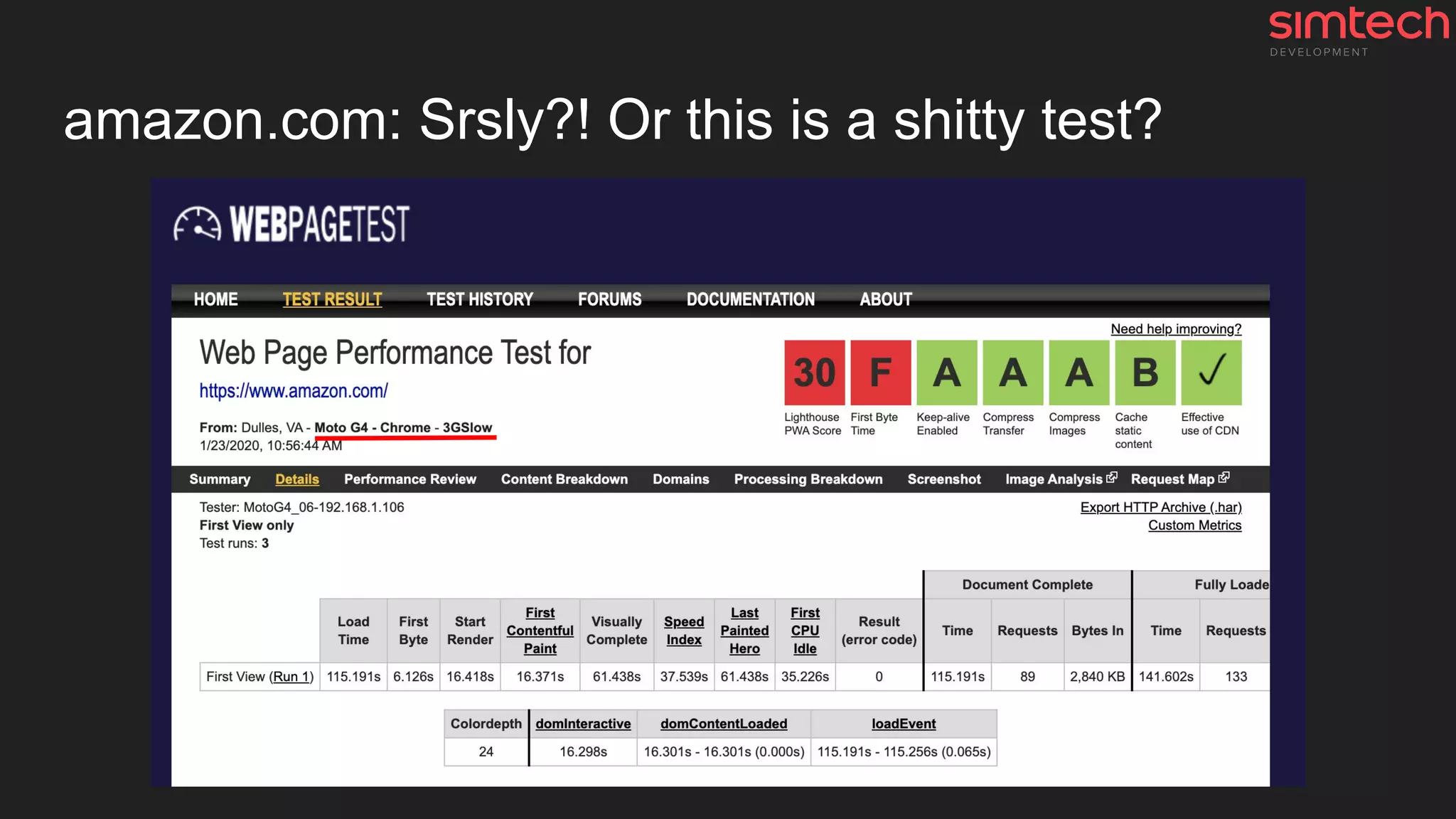 amazon.com: Srsly?! Or this is a shitty test?
 