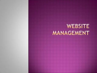 Website management | PPT