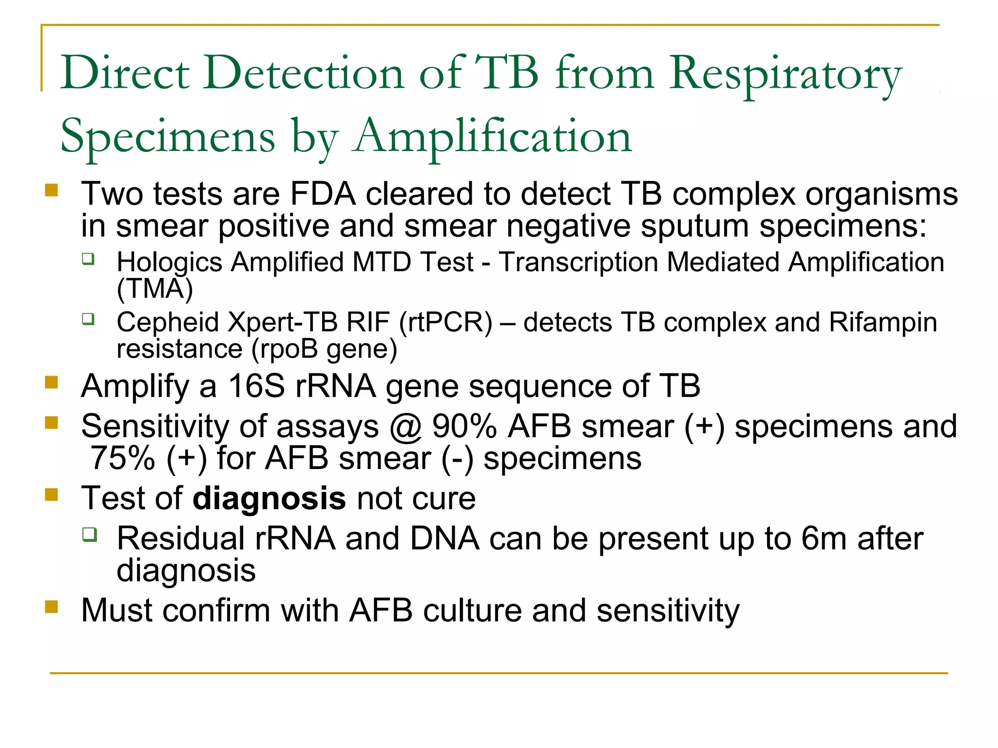 Mycobacteriology 2016 | PPT