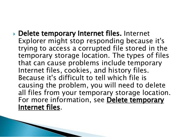 Website Not Responding Windows 7