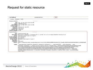 Request for static resource 