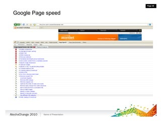 Google Page speed 