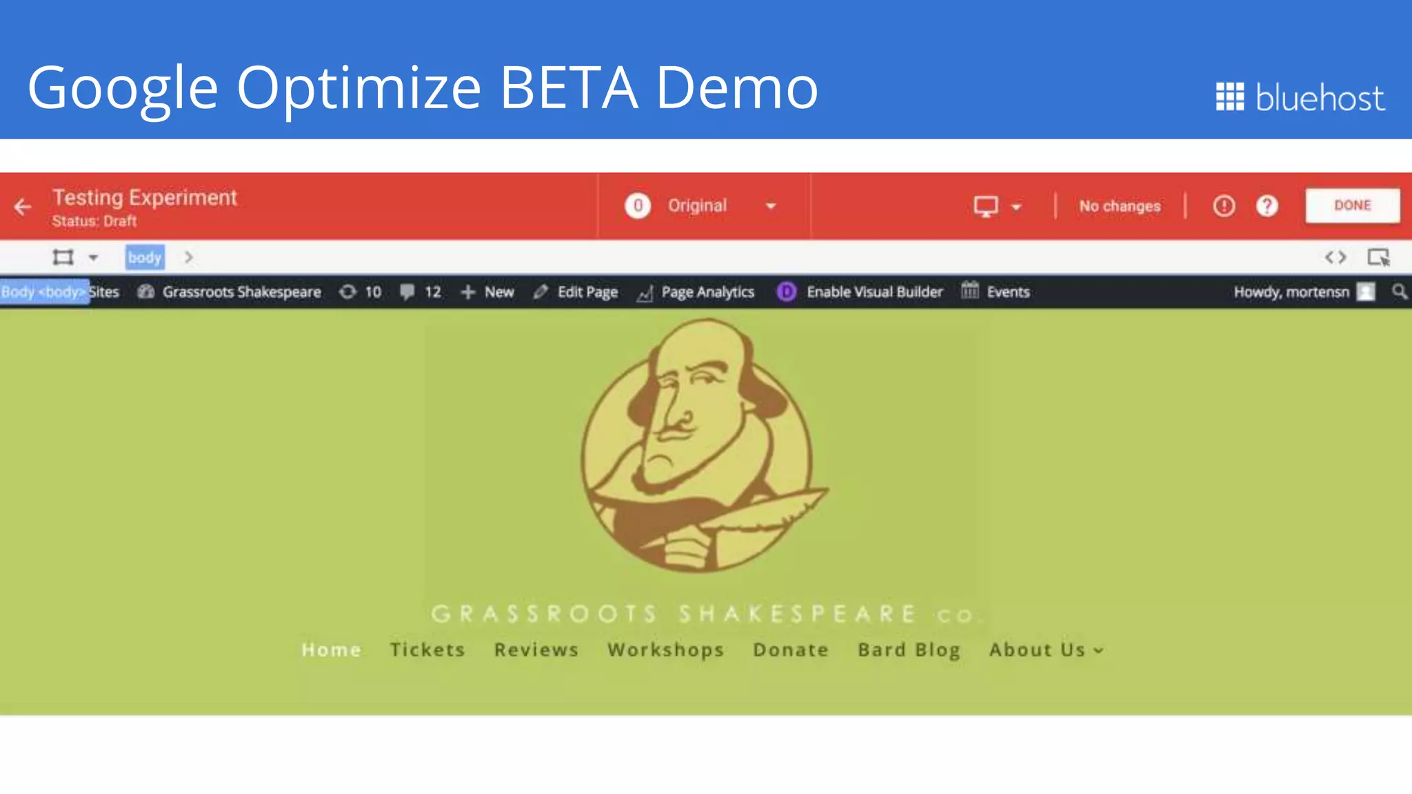 Q1 PerformanceGoogle Optimize BETA Demo
 