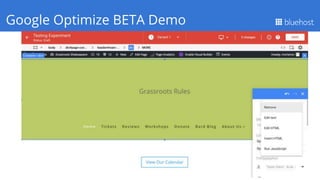 Q1 PerformanceGoogle Optimize BETA Demo
 