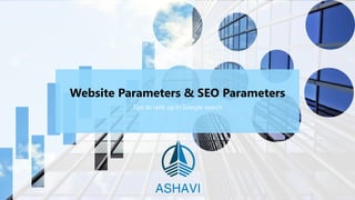Boost Business by Insights and Technology
Website Parameters & SEO Parameters
Tips to rank up in Google search
 