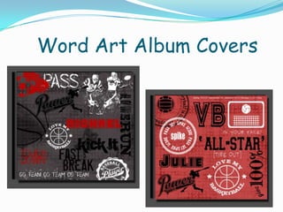 Word Art Album Covers