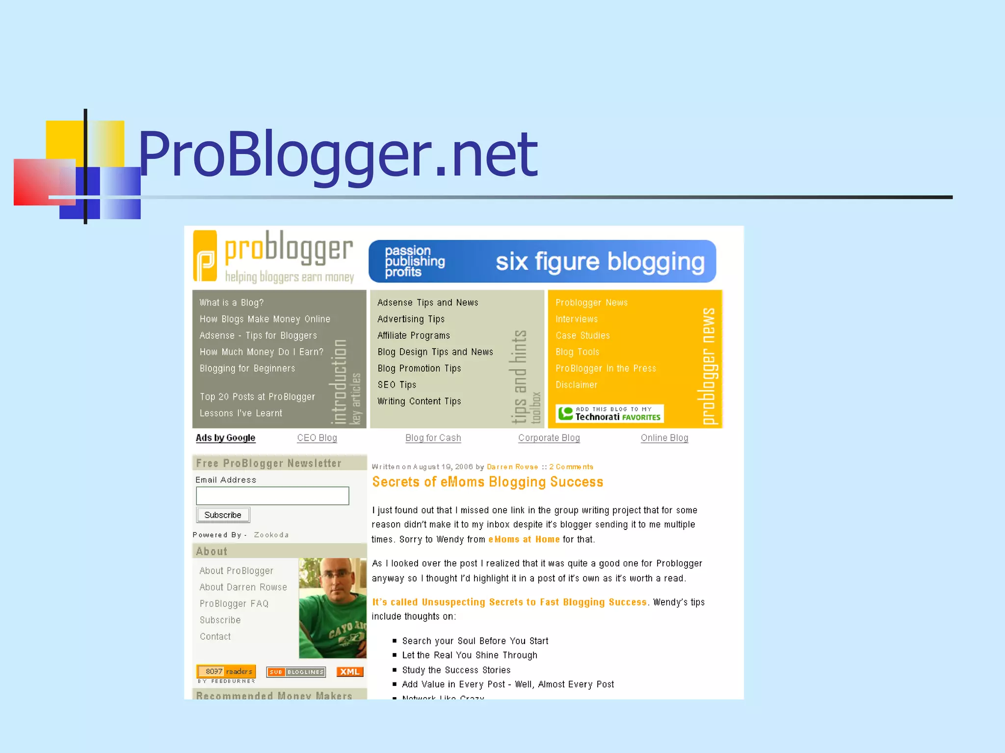 ProBlogger.net 