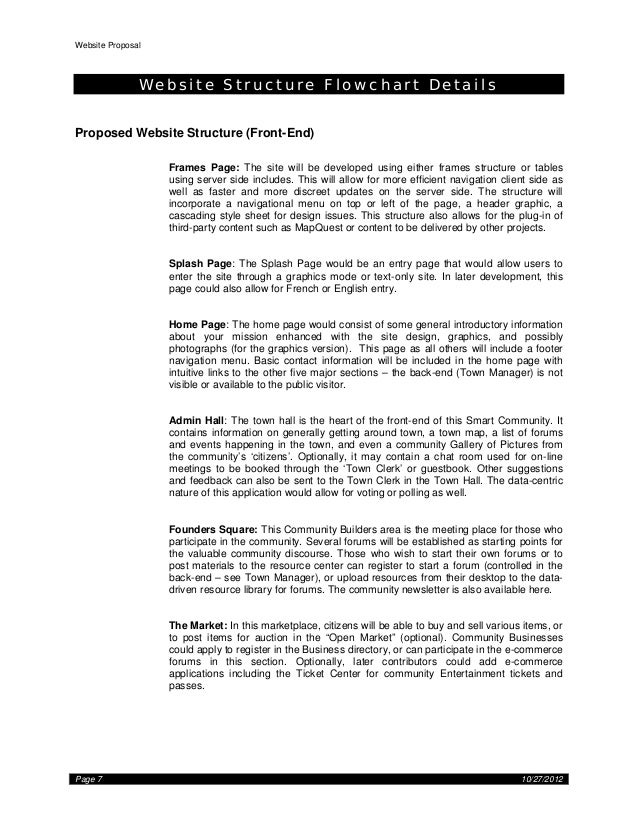 Website proposal